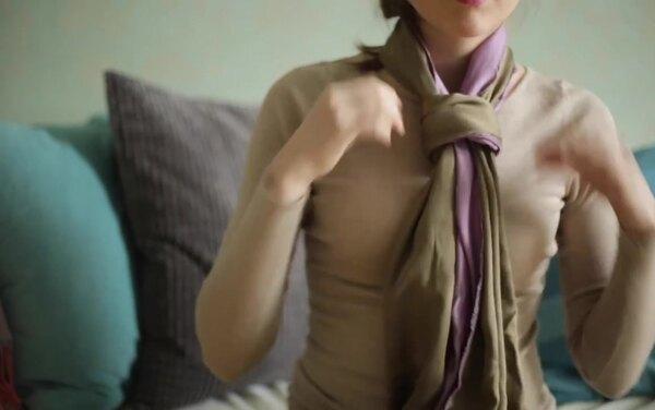 6 способов красиво завязать шарф (видео)