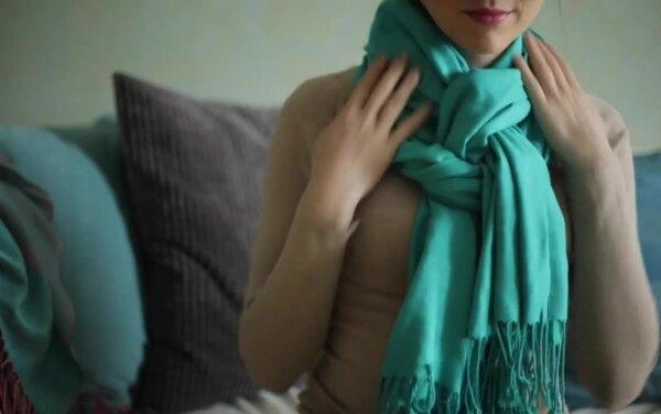 6 способов красиво завязать шарф (видео)