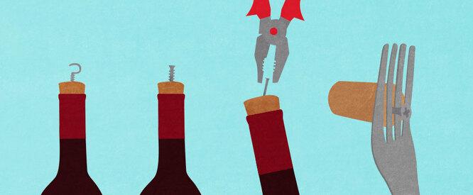 Как открыть бутылку вина без штопора?