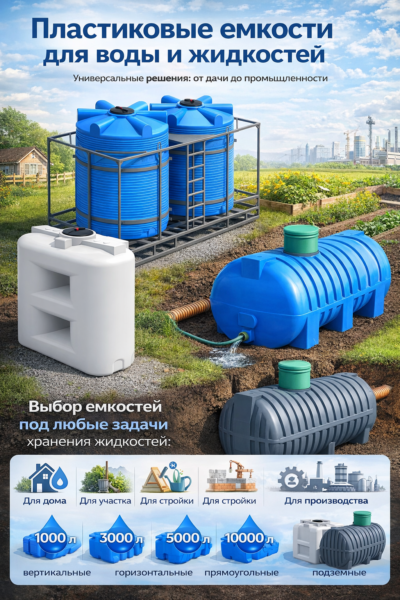Пластиковые емкости