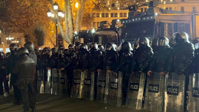 В Тбилиси начали задерживать протестующих